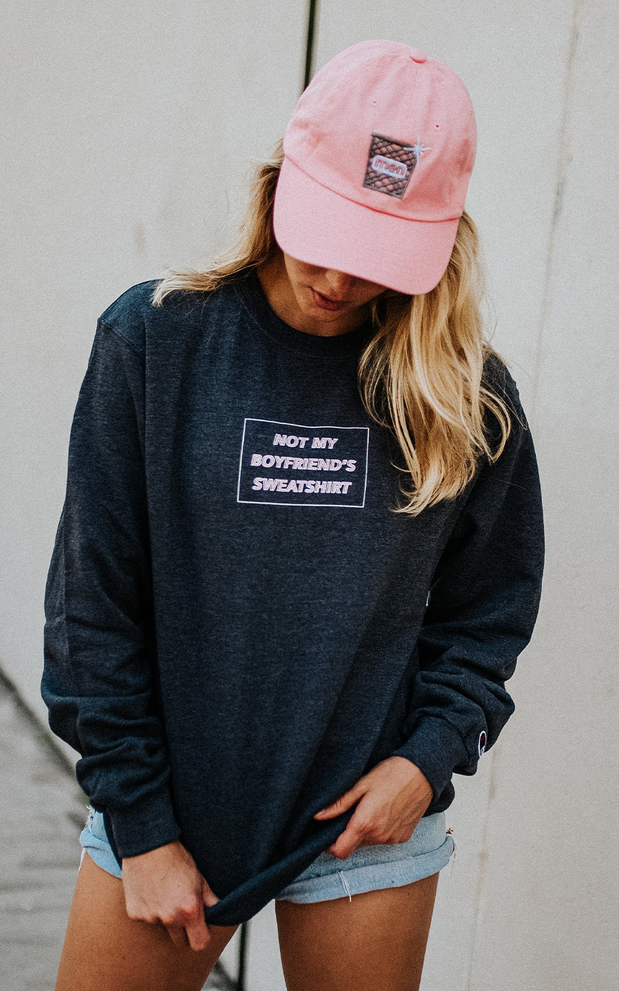 Not My Boyfriend's Sweatshirt Schnitt Talk Podcast Clothing & Merch