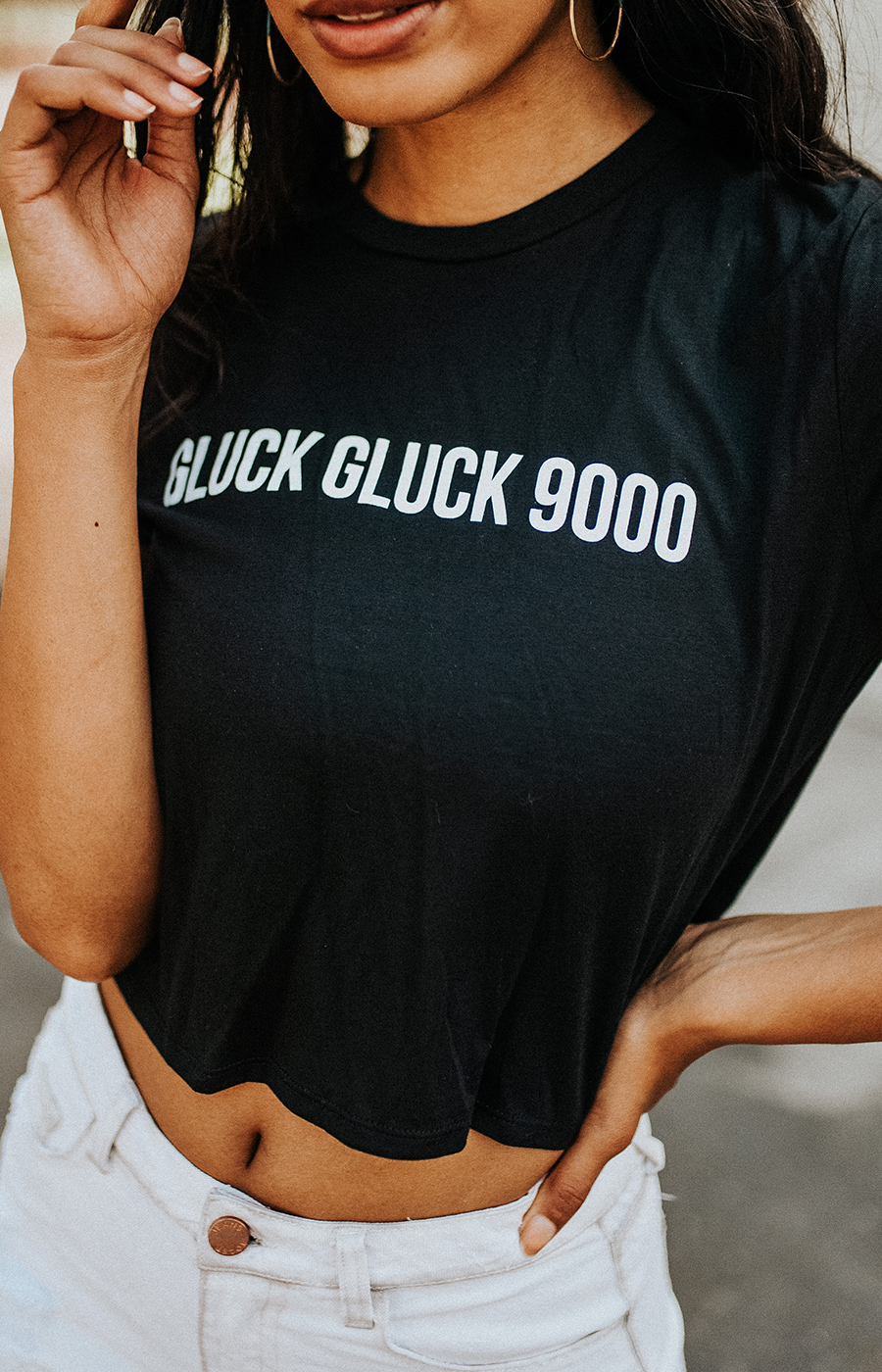 Gluck Gluck 9000 Cropped Tee