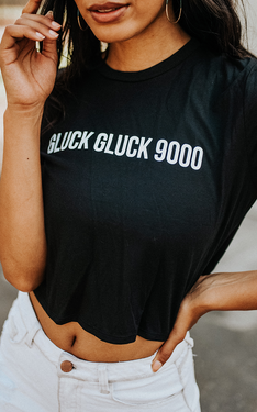 Gluck Gluck 9000 Cropped Tee