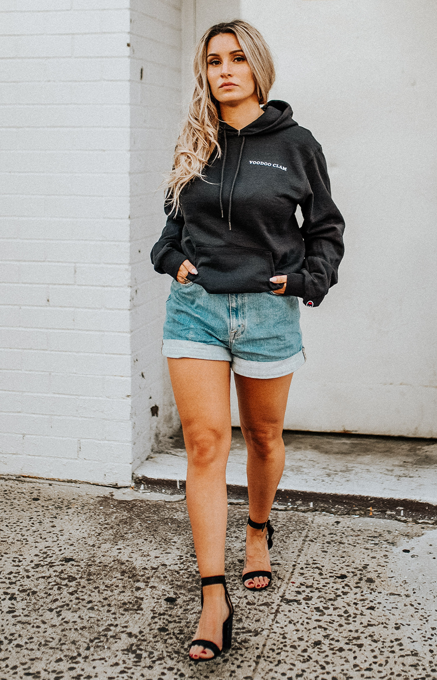 Voodoo Clam Black Hoodie