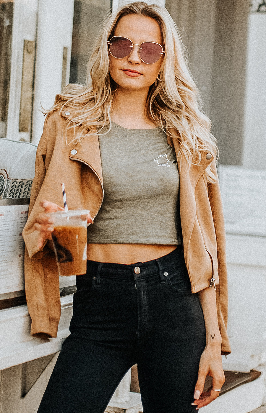 Chicks Logo Cropped Tee