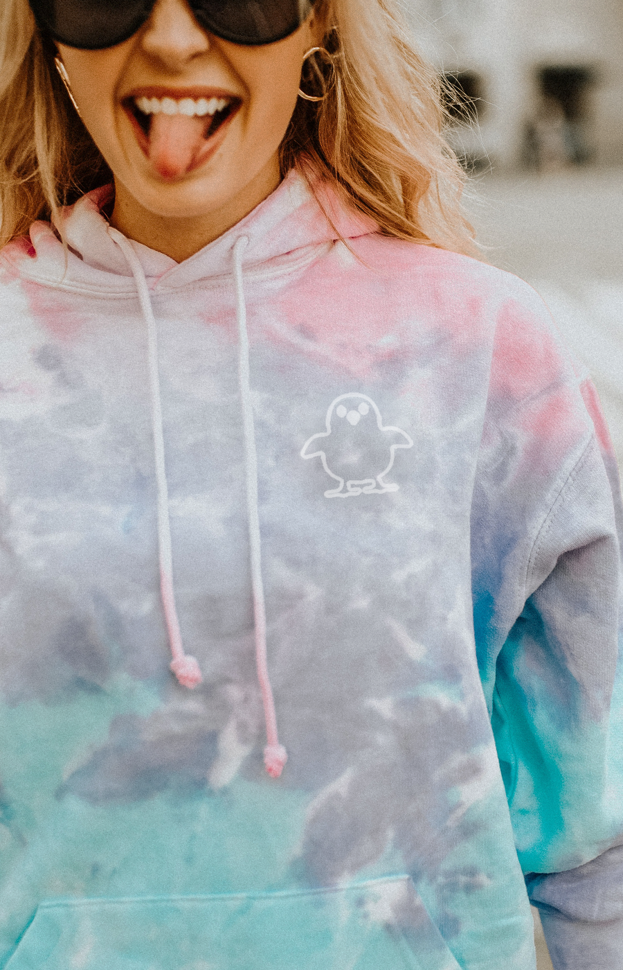 Chicks Tie Dye Hoodie