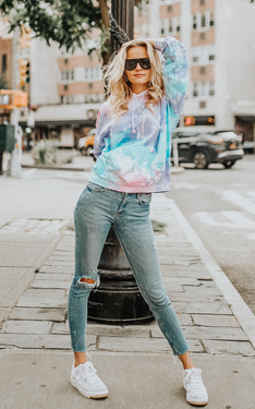 Chicks Tie Dye Hoodie