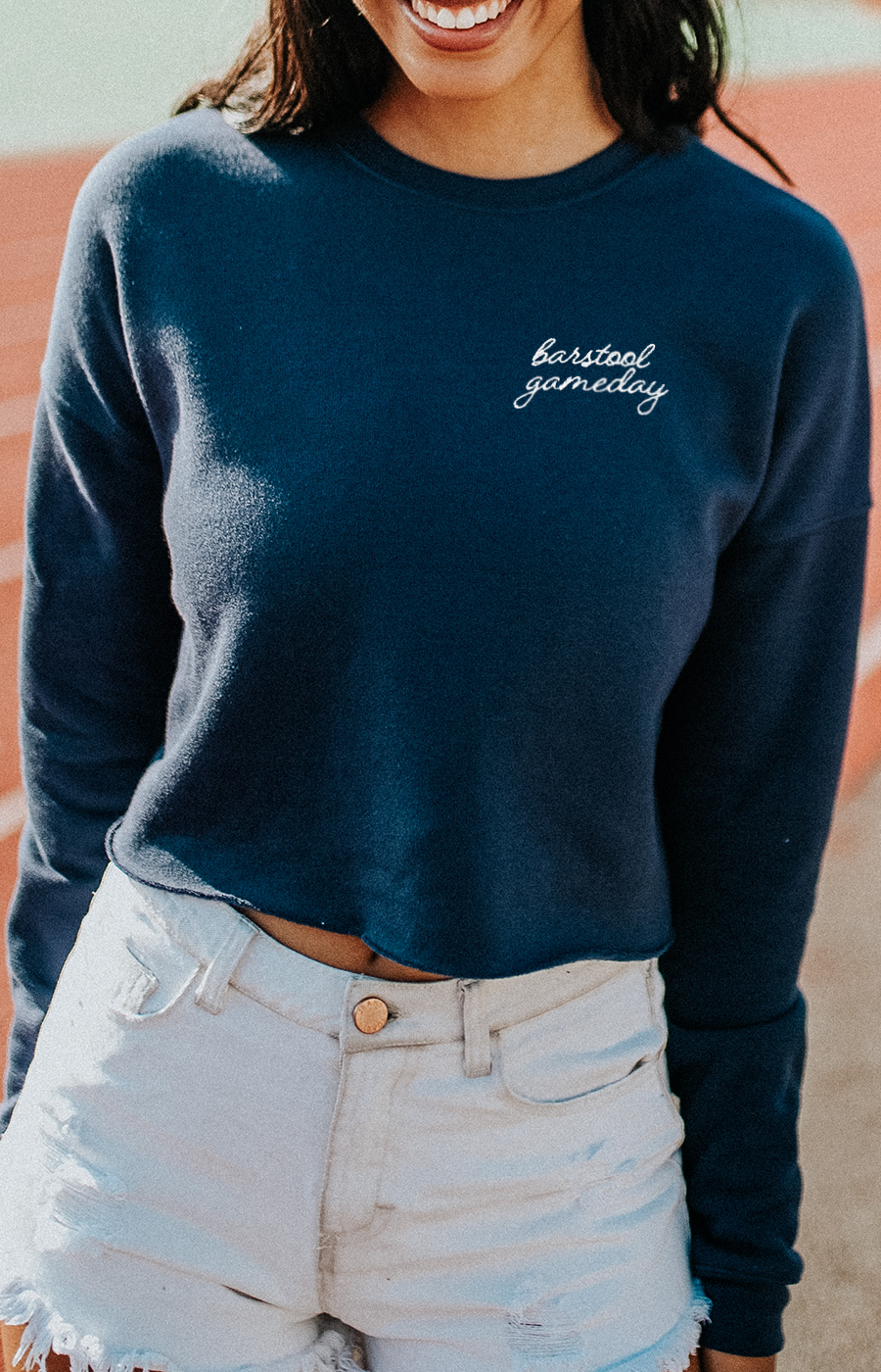 Barstool Gameday Cropped Sweatshirt