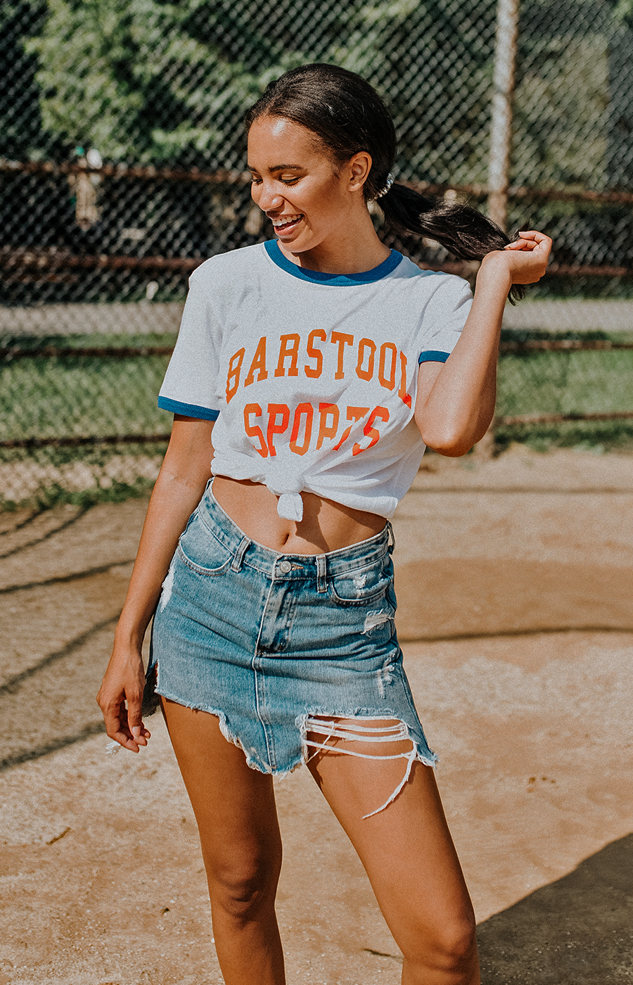 Barstool Sports Vintage Ringer Tee