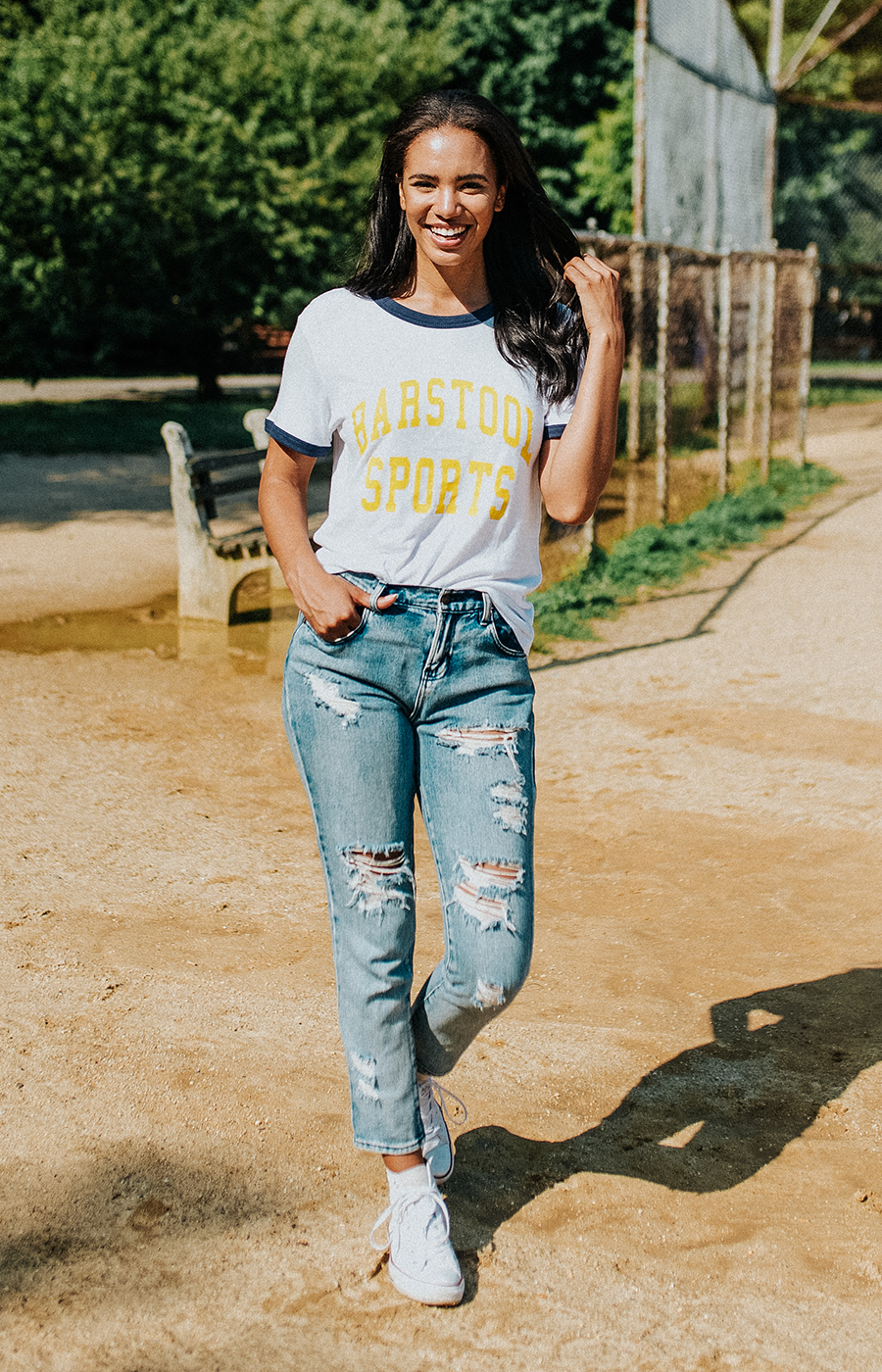 Barstool Sports Vintage Ringer Tee