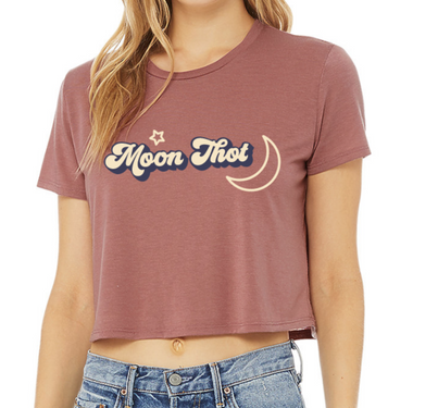 Moon Thot Cropped Tee