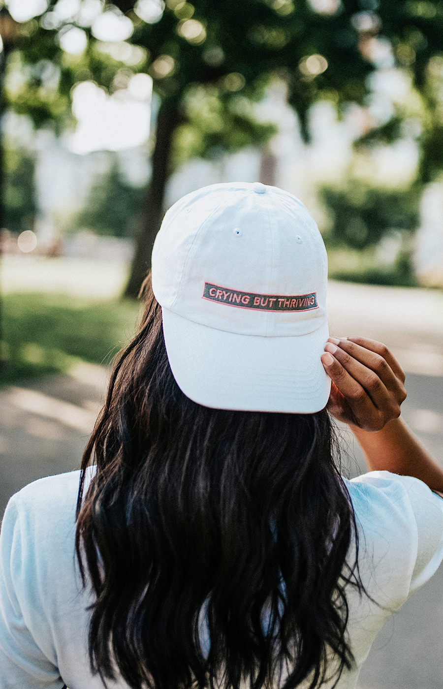 Crying But Thriving Dad Hat