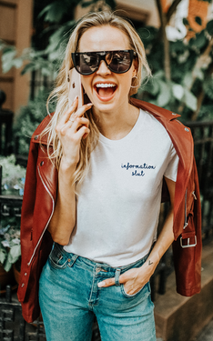 Information Slut Cropped Tee