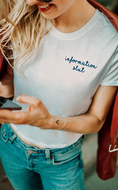 Information Slut Cropped Tee
