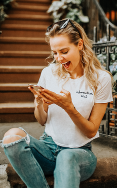 Information Slut Cropped Tee