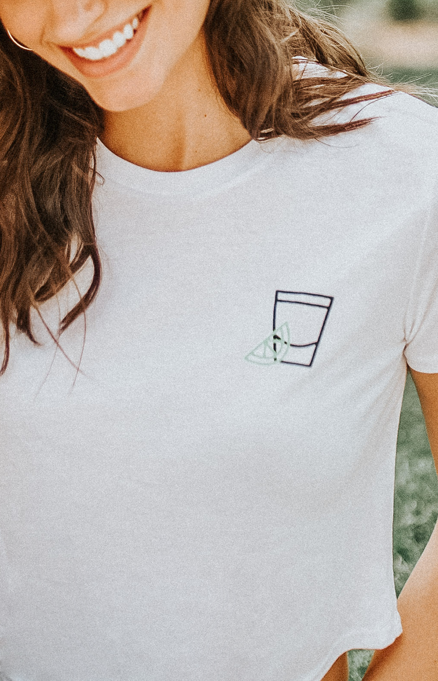 Tequila Lime Cropped Tee