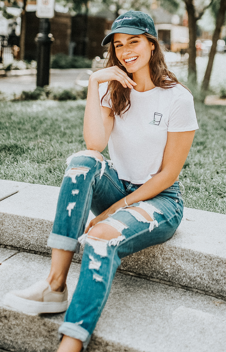 Tequila Lime Cropped Tee