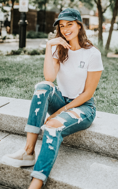 Tequila Lime Cropped Tee