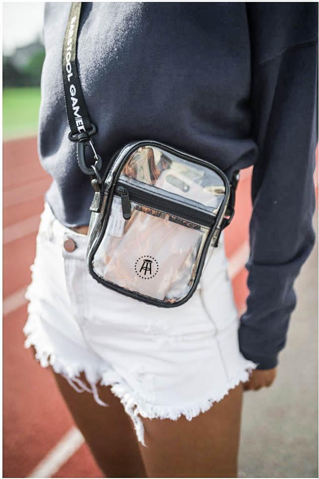 Barstool Gameday Clear Cross Body Bag