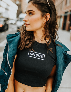 Sports Cropped Tee