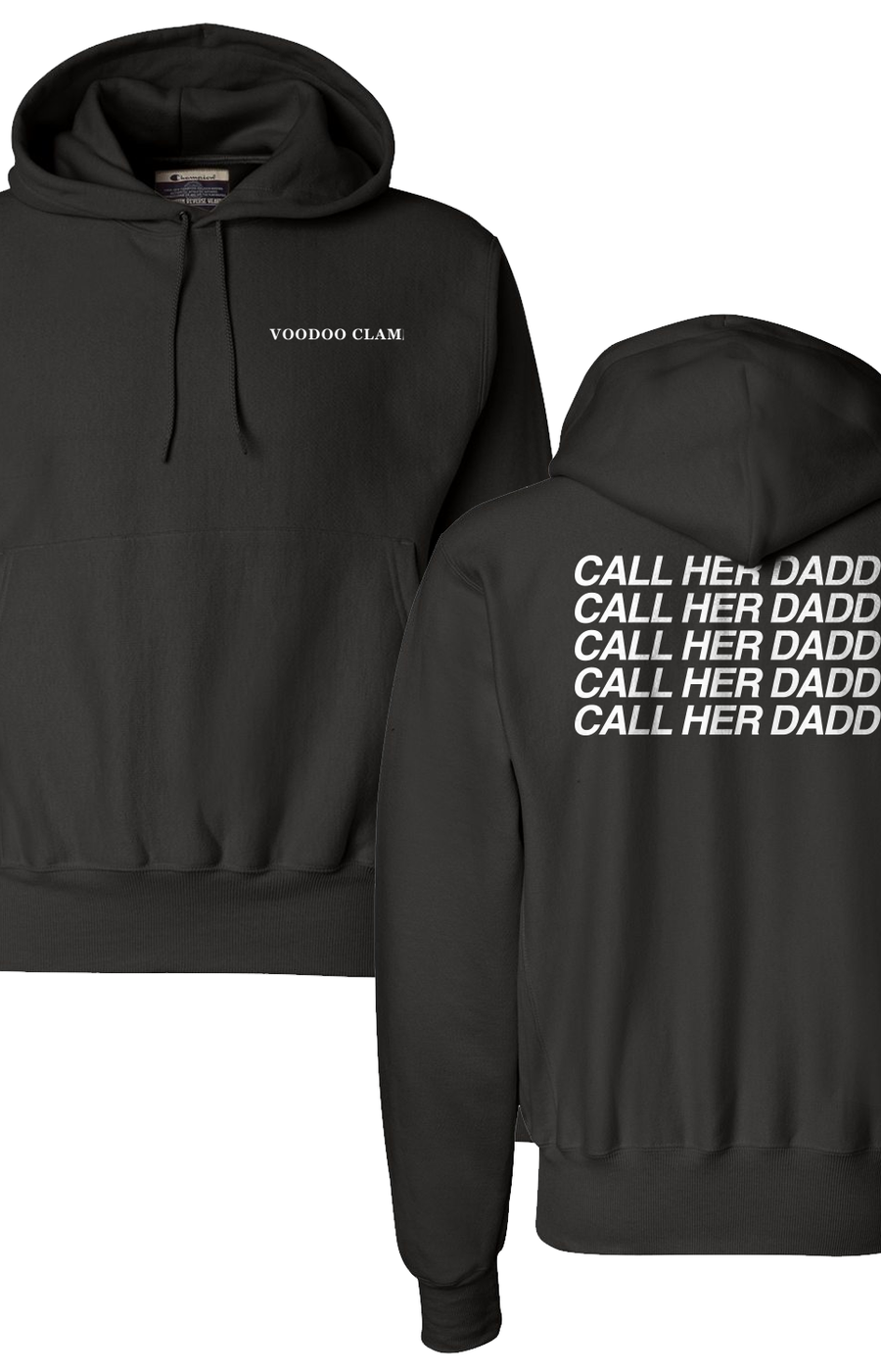 Voodoo Clam Black Hoodie