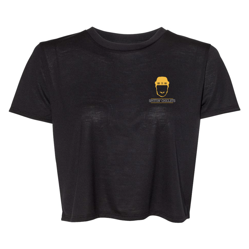 Spittin Chiclets Ladies Cropped Tee