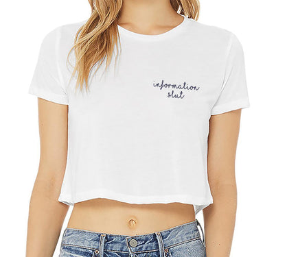 Information Slut Cropped Tee